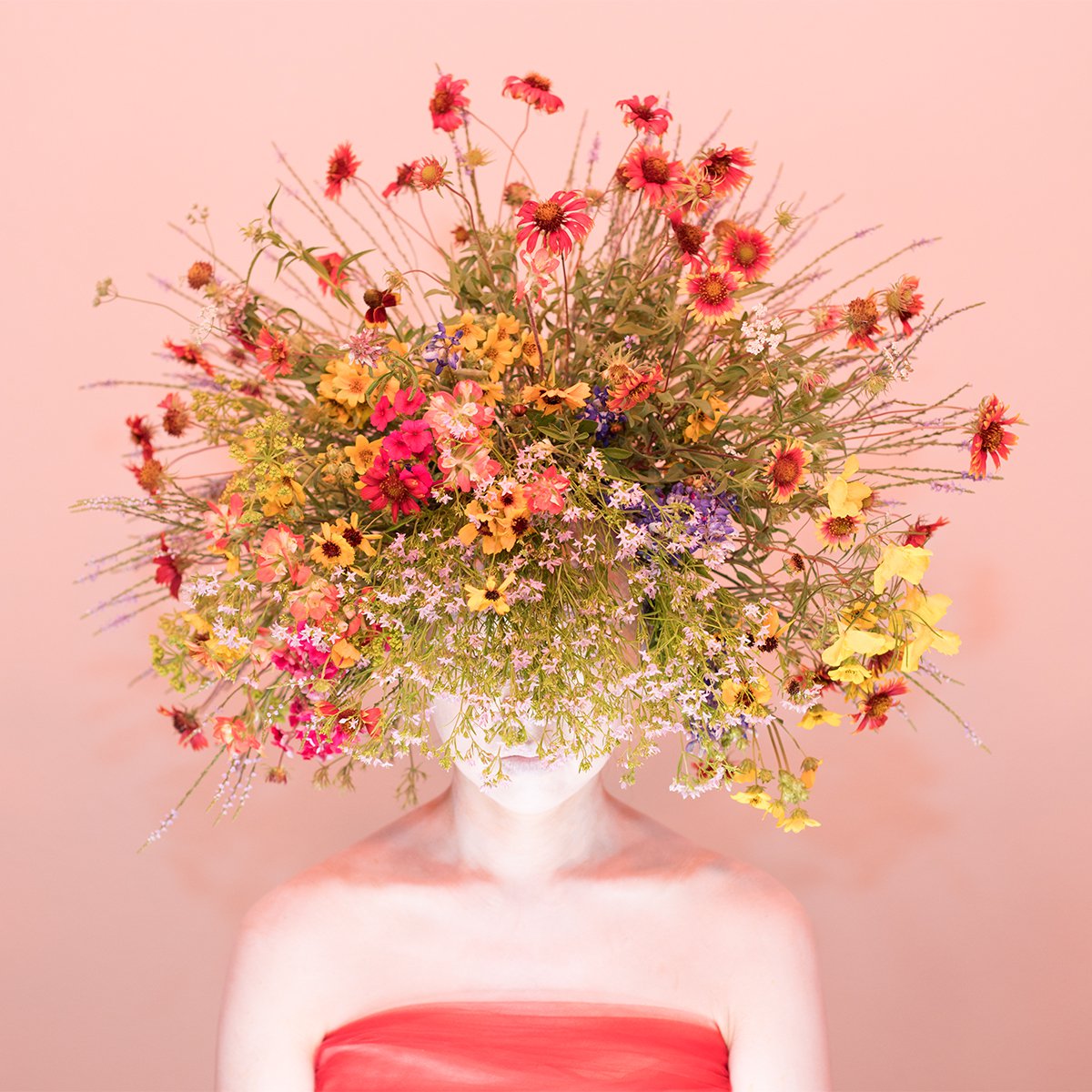 Surrealistic Portrait Photograph By Ziesook You, 20 X 18", Scent Of Texas 04252022, Original Artwork