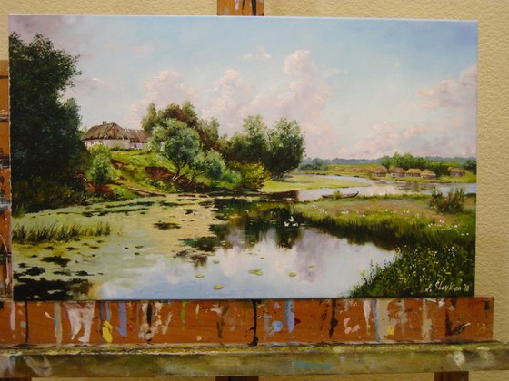 Ukrainian Countryside Painting