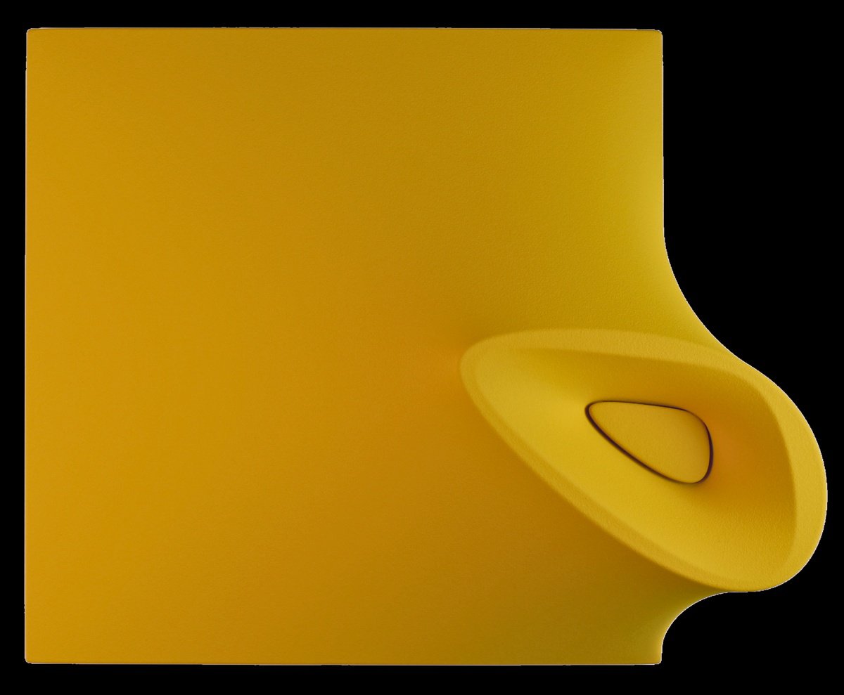 Abstract Sculpture By Alessandro Butera, 25 X 20, Italian Style: Beyond Matter, Original Artwork