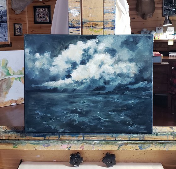 "Never Alone" - Seascape - Storms - Ocean