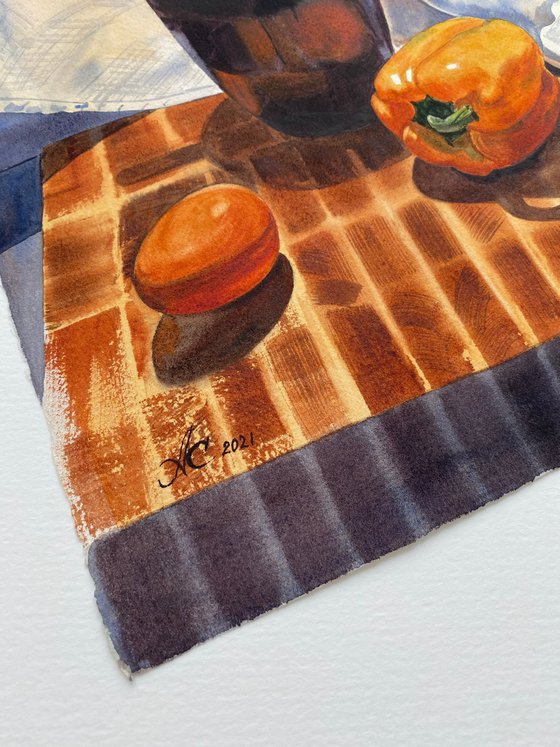 Still life with a vase