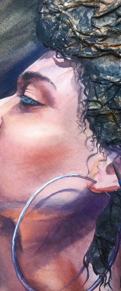 Portrait of a woman. by Natalia Veyner