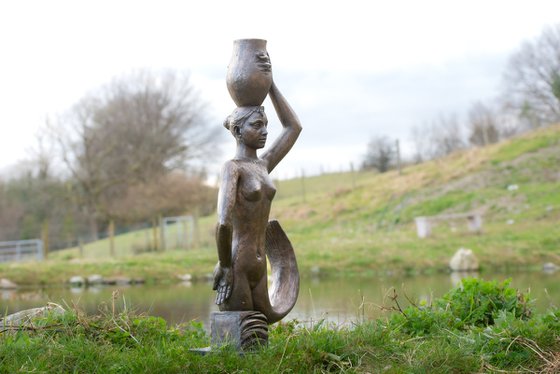 Oregon Mermaid Bronze Resin