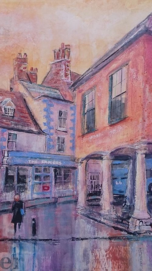 The Market Place, Faringdon by Michele Wallington