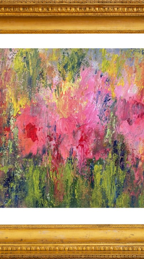 A Summer Cottage Garden by Jan Rippingham