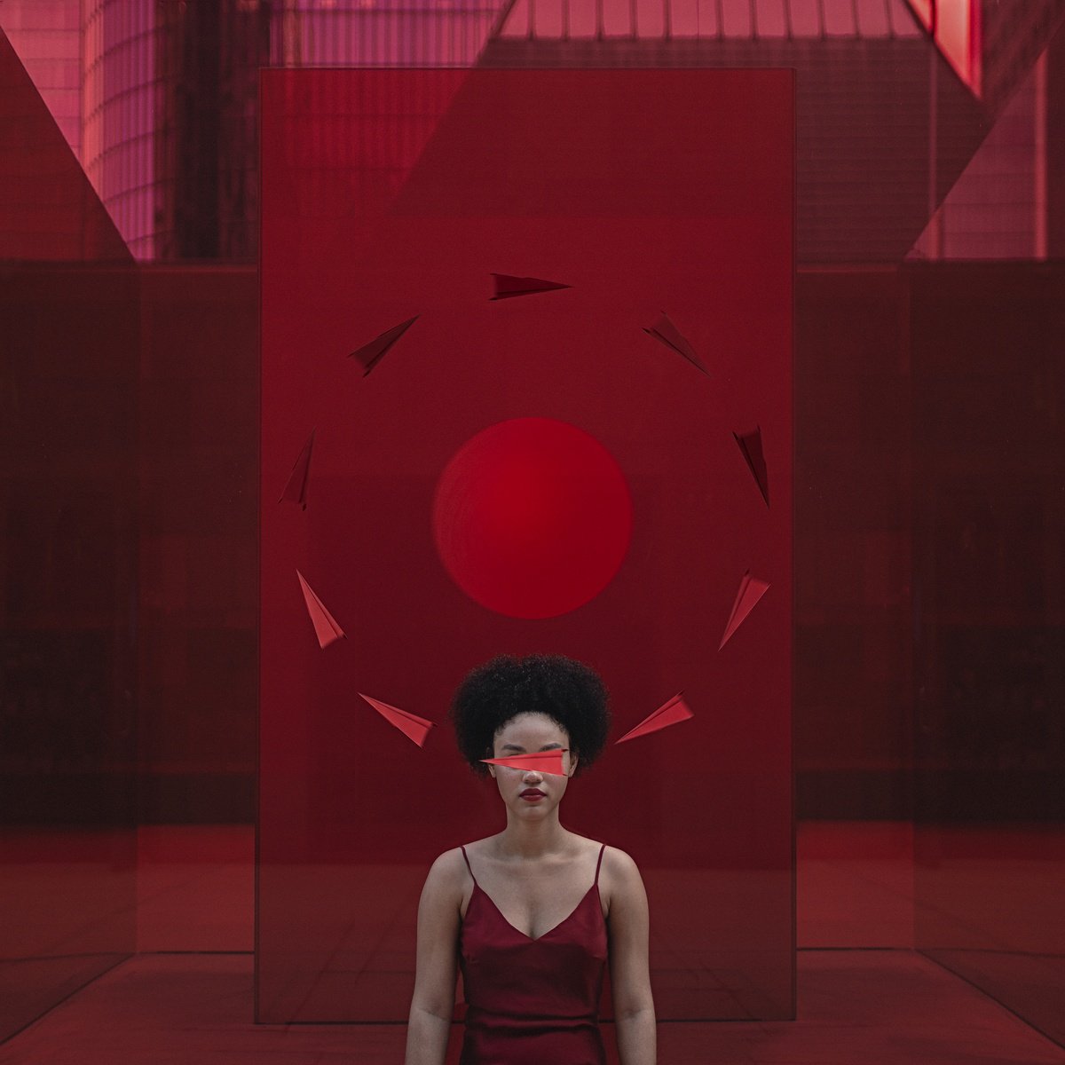 Surrealistic Portrait Photograph By Dasha Pears, 21 X 21, Endless, Original Artwork