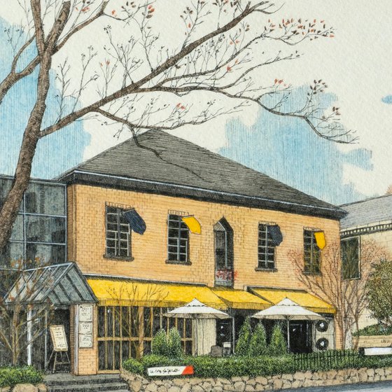 Sloping Street Scene