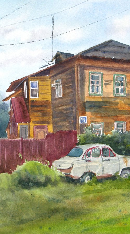 The old house by Elena Gaivoronskaia