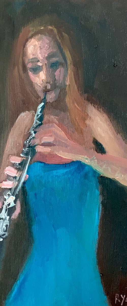 Oboe Player by Ryan  Louder