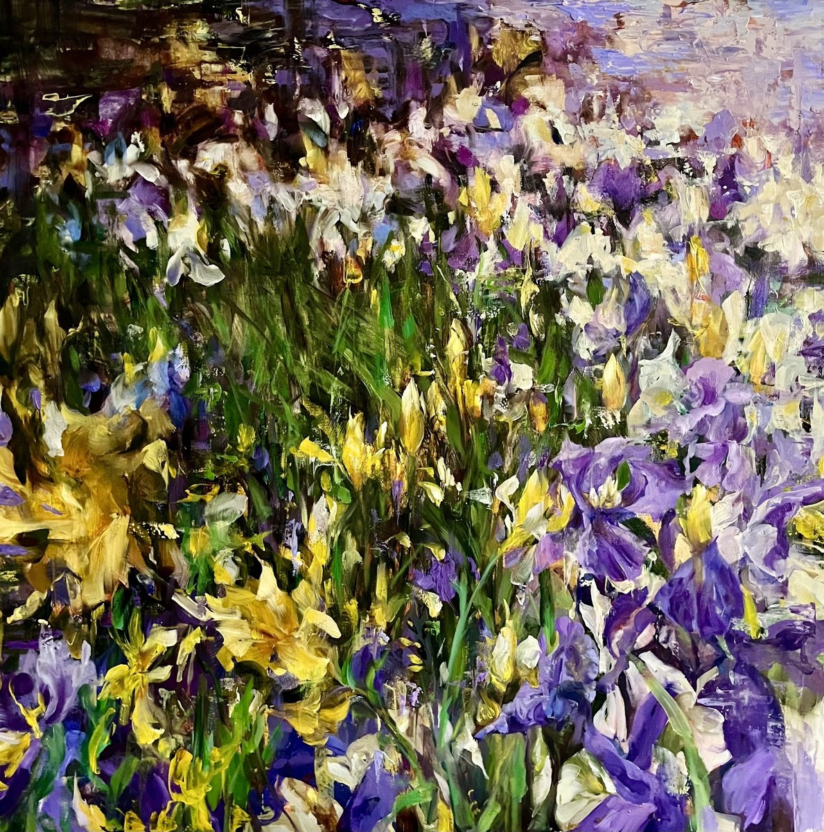 KINGDOM OF IRISES by Elena Mashajeva-Agraphiotis