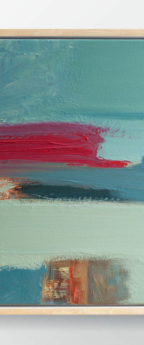 Remains Of The Day - Abstract Seascape by Thomas Hjelm