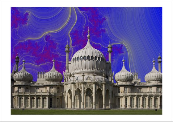 Brighton Pavilion with Thread Sky #1