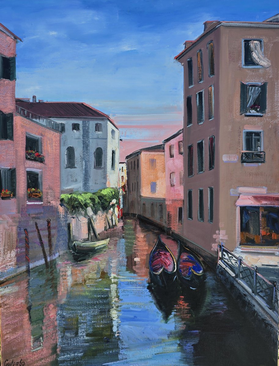 Venice Memories By Gulshaba Abbasova, 24 X 31, Artwork For Sale On Artfinder