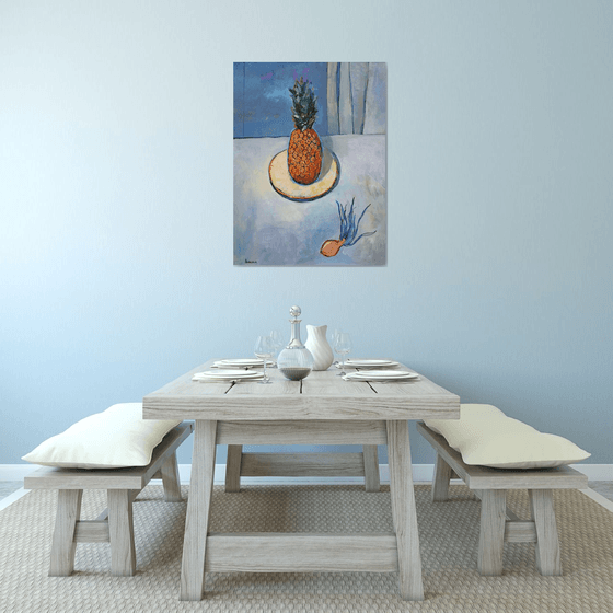 Pineapple with onion