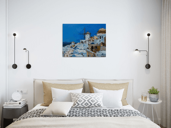 Santorini, Greece - Original landscape painting