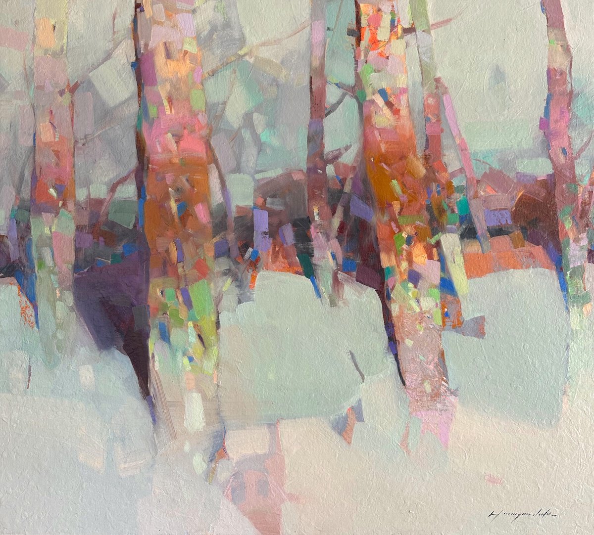 Grove By Vahe Yeremyan, 37 X 33, Artwork For Sale On Artfinder