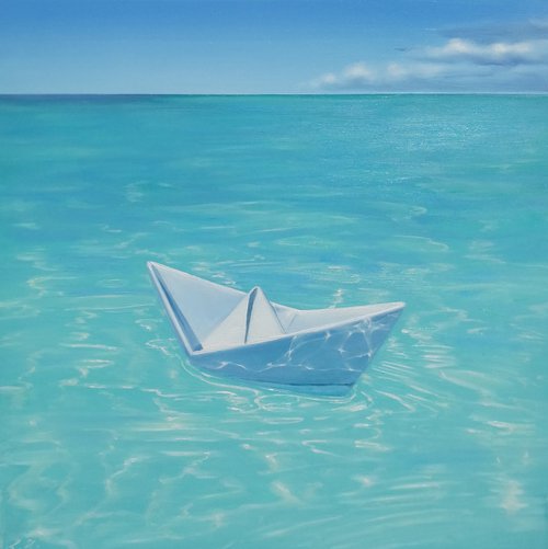 Barco de Papel by Alina Hubarenko
