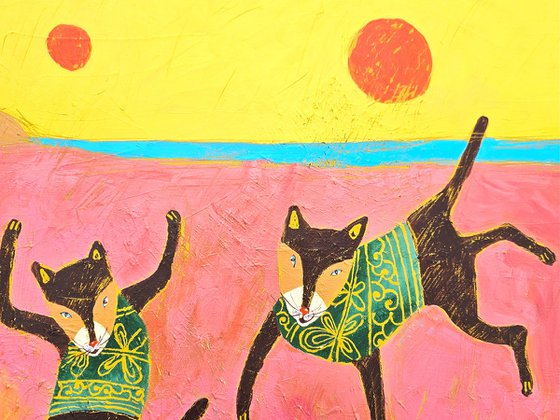 Dance with oranges