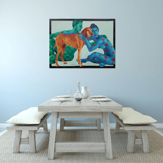 Couple and Dog 2