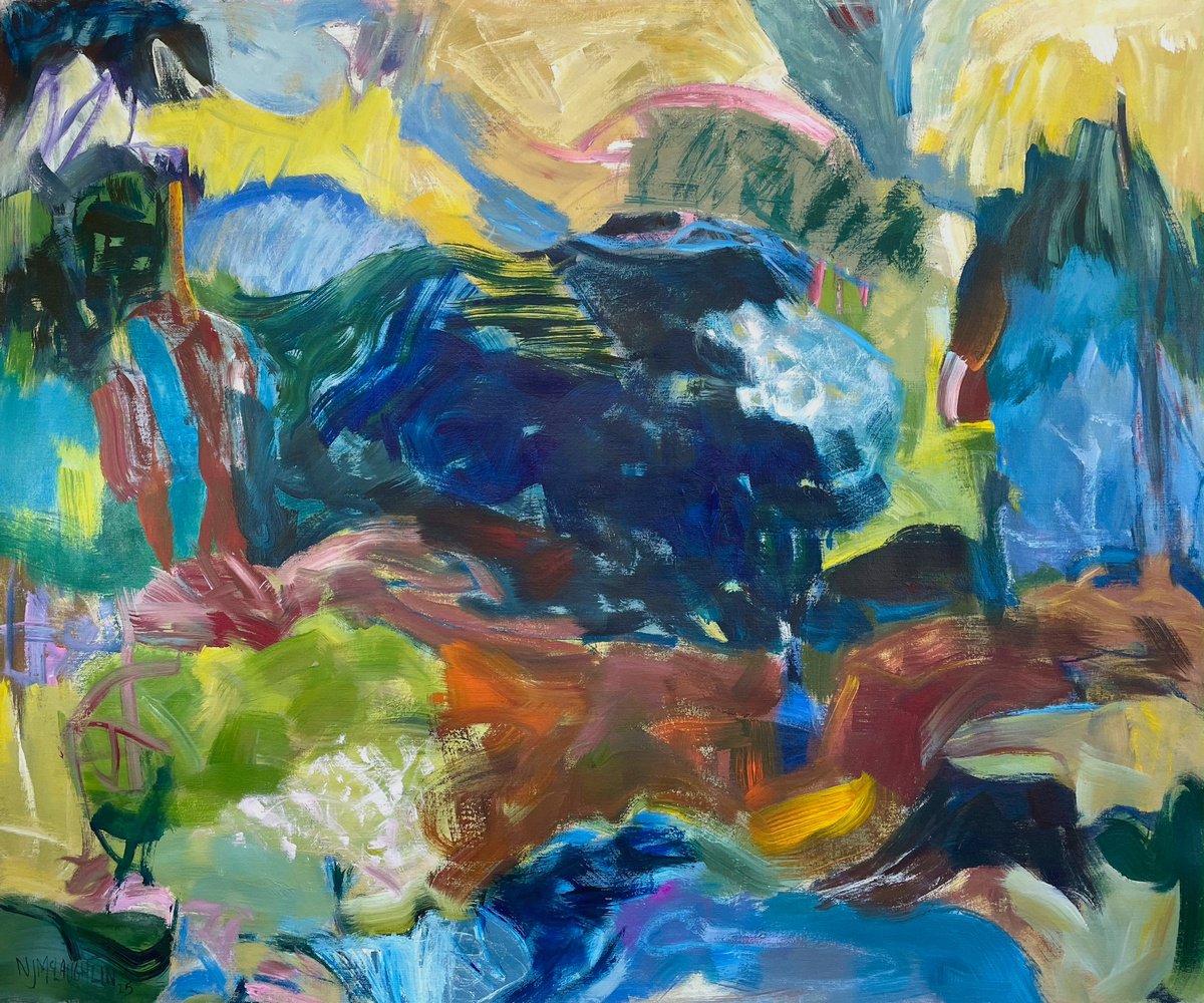 Secret Hollow By Nancy J. Mclaughlin, 54 X 46, Artwork For Sale On Artfinder