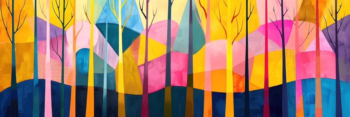  Forest Of Dreams #4 By V+V Kniazievi, 59 X 20, Artwork For Sale On Artfinder