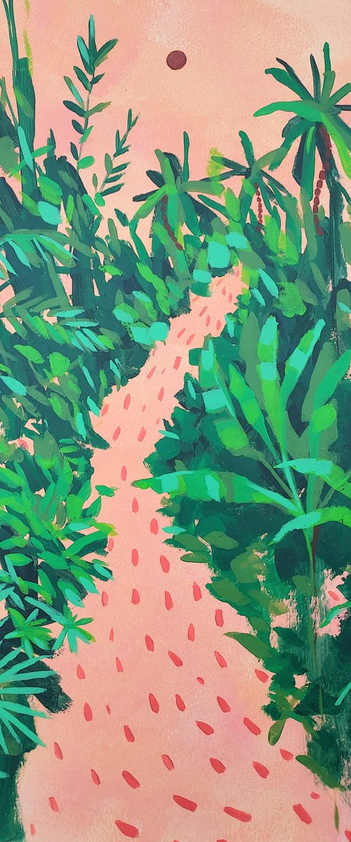 Tropical sunset by Irina Plaksina
