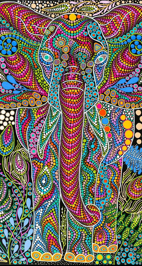 Elephant by Oxana Lazari