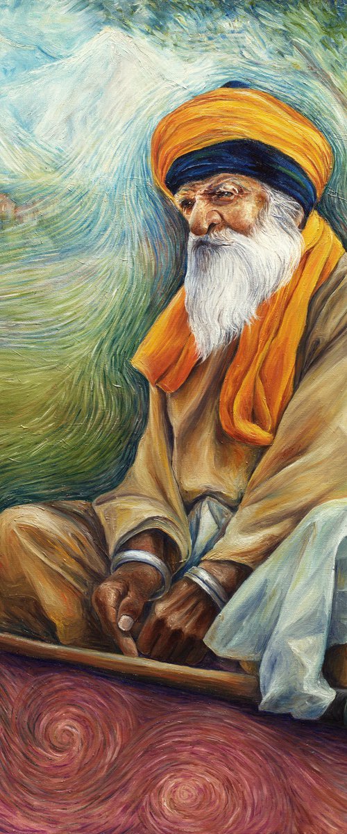 Old Sikh by Kateryna Goncharova