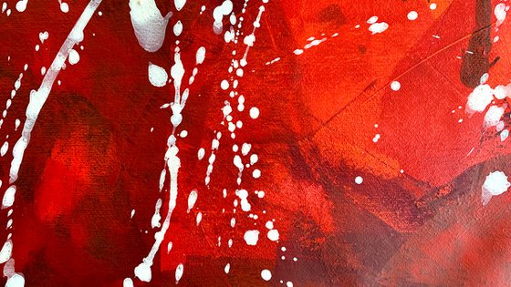 Reserved Red abstract 4124