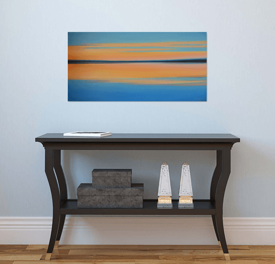 Orange into Blue - Seascape