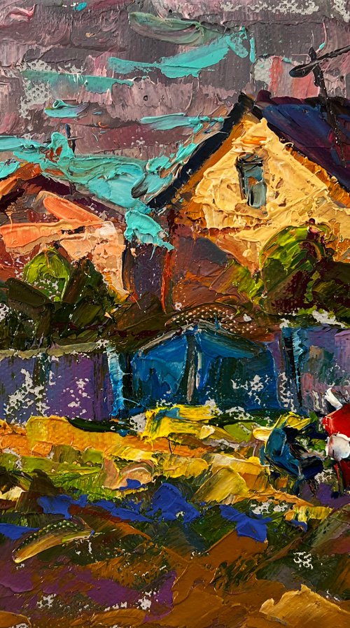 On a village street by Kalenyuk Alex