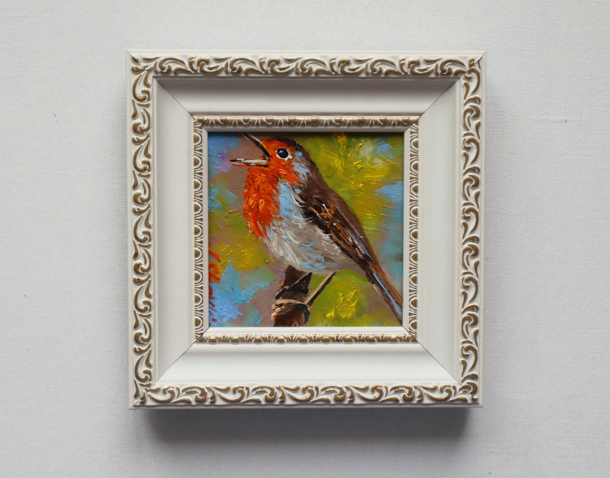 Robin Bird by Natalia Shaykina