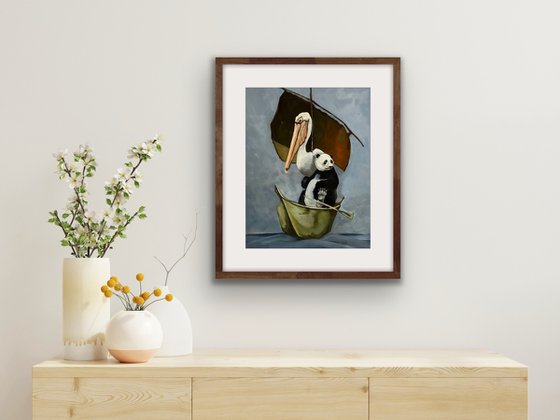 Pelican and Panda Went To Sea