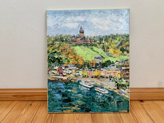 Town of Cochem on the Moselle