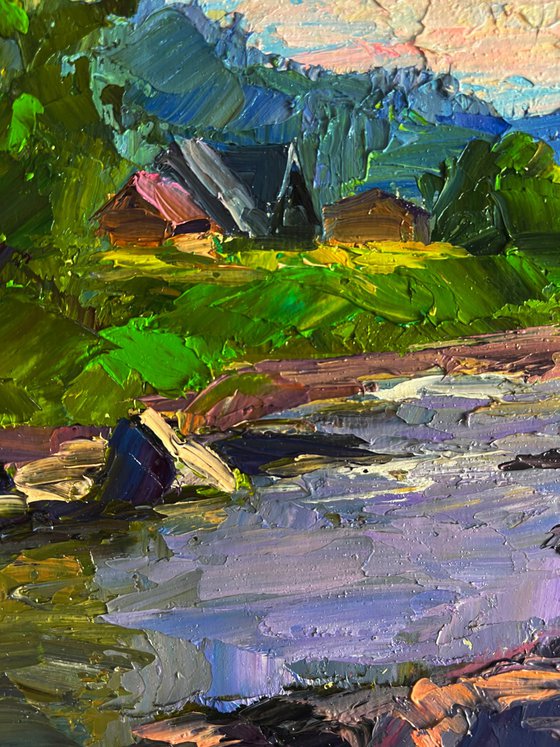 Near a Mountain Stream