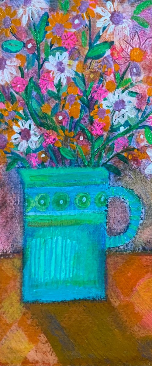 Jug of Flowers by Janice MacDougall