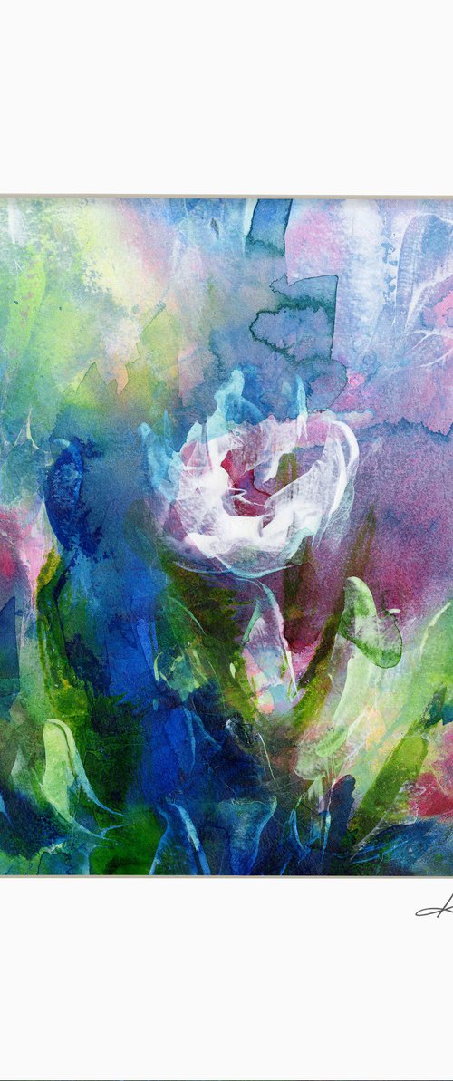 Floral Euphoria 6 - Abstract Flower Painting by Kathy Morton Stanion by Kathy Morton Stanion