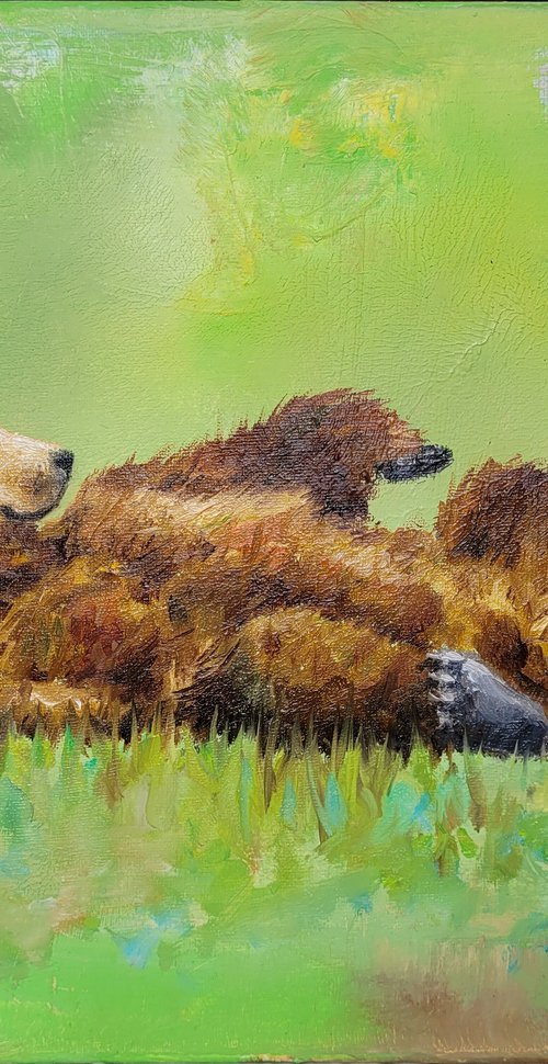 Playful Bear by Lisa Braun