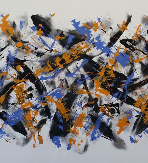 Abstract minimalism ACRYLIC Painting on CANVAS by M. Y. by Max Yaskin