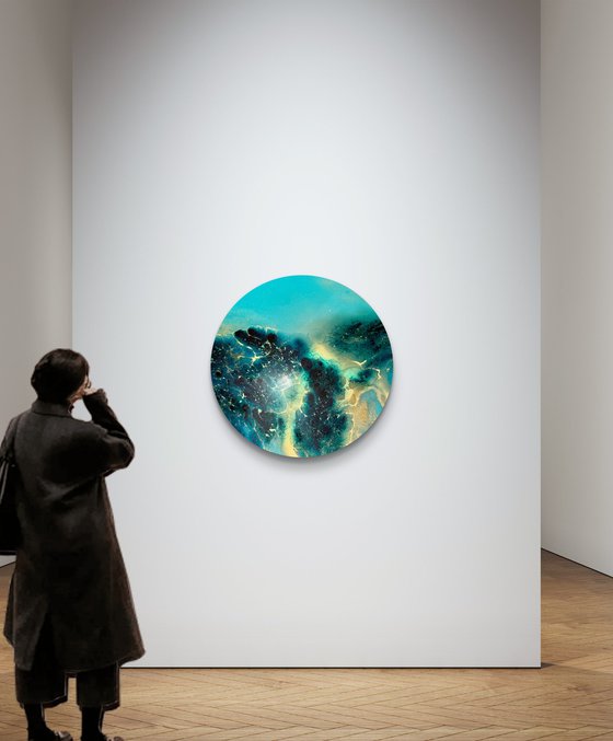 Golden Halo, Blue Depth #2