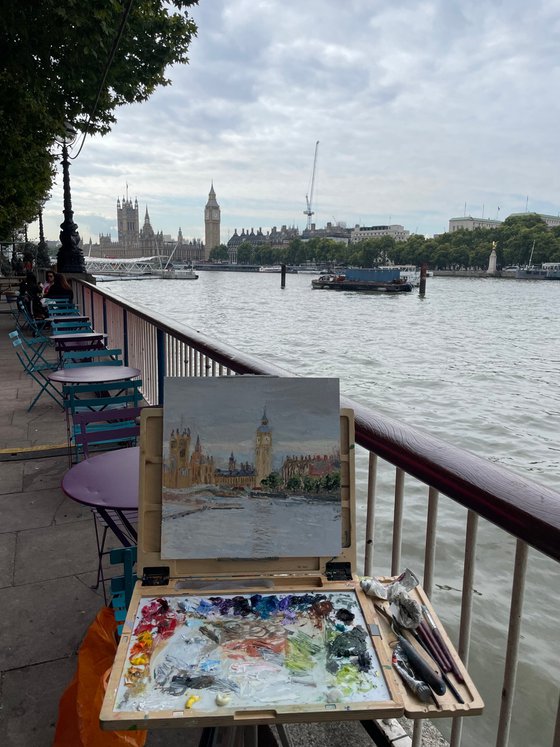 The Day After the Lying in State Queues - London Big Ben