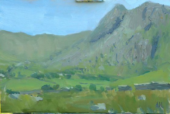 Mickleden from Blea Tarn