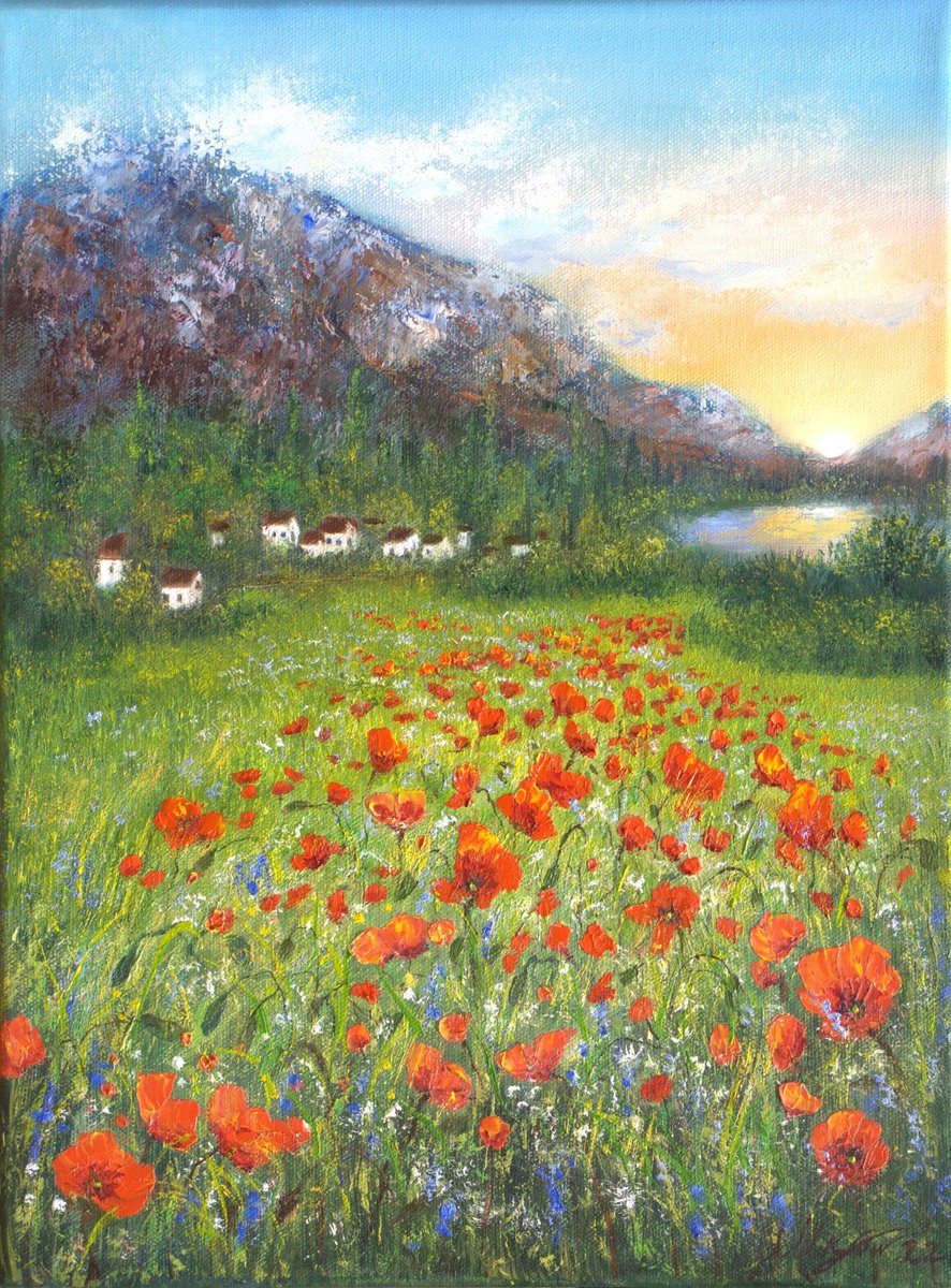 Summer in mountains by Ludmilla Ukrow