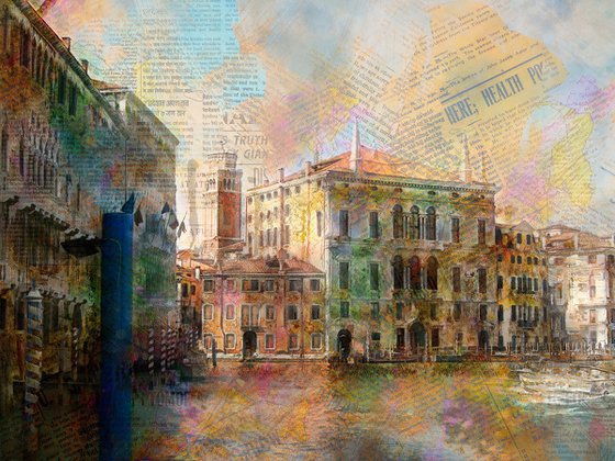 Recuerdos de Venecia II/XL large original artwork