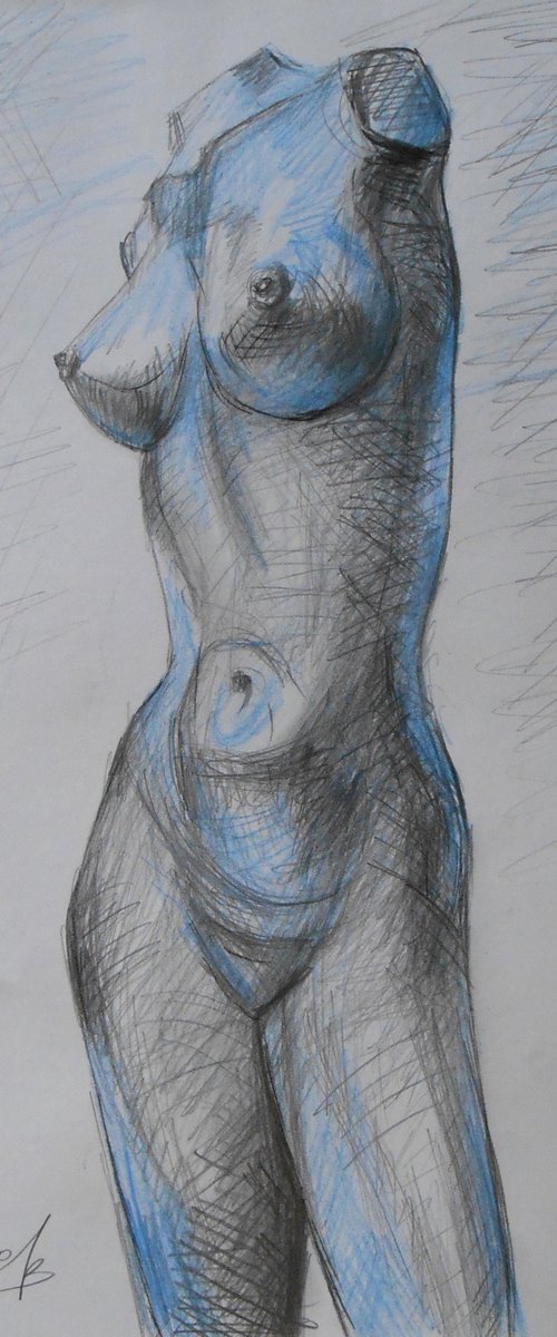 Torso Drawing I by Alexander Titorenkov