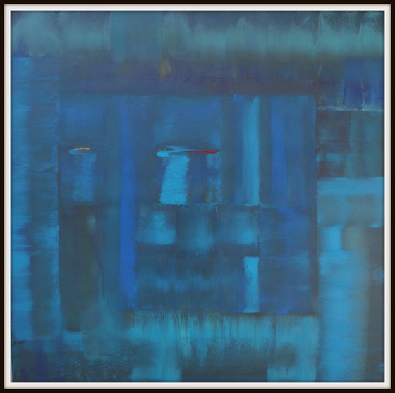 The Blue Teal Abstract
