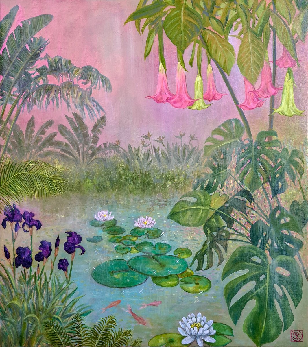 Tropical Pond by Katia Bellini