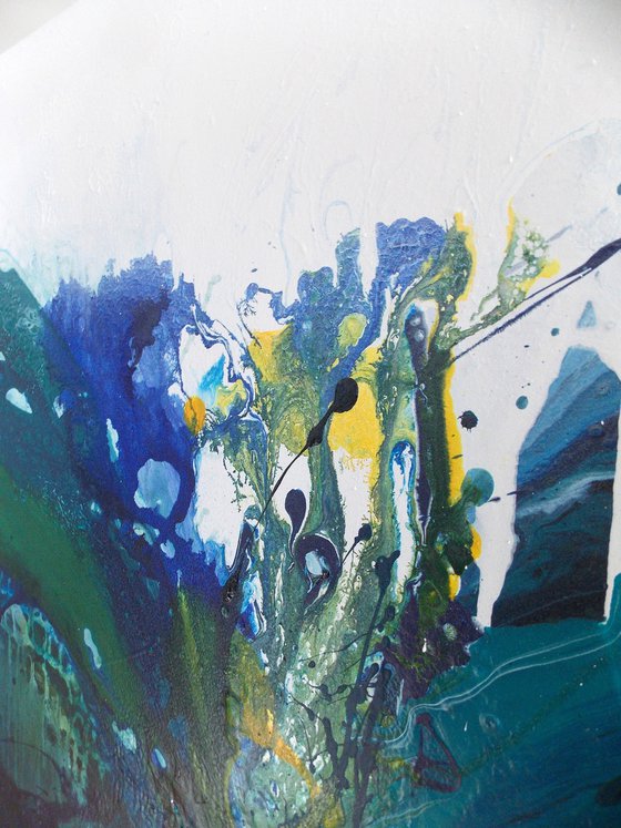 ABSTRACT BLUE SEASCAPE  1