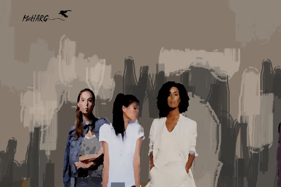 DESIGNING WOMEN  91"X35"