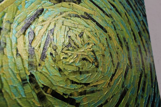 Fragmented burst of algae
